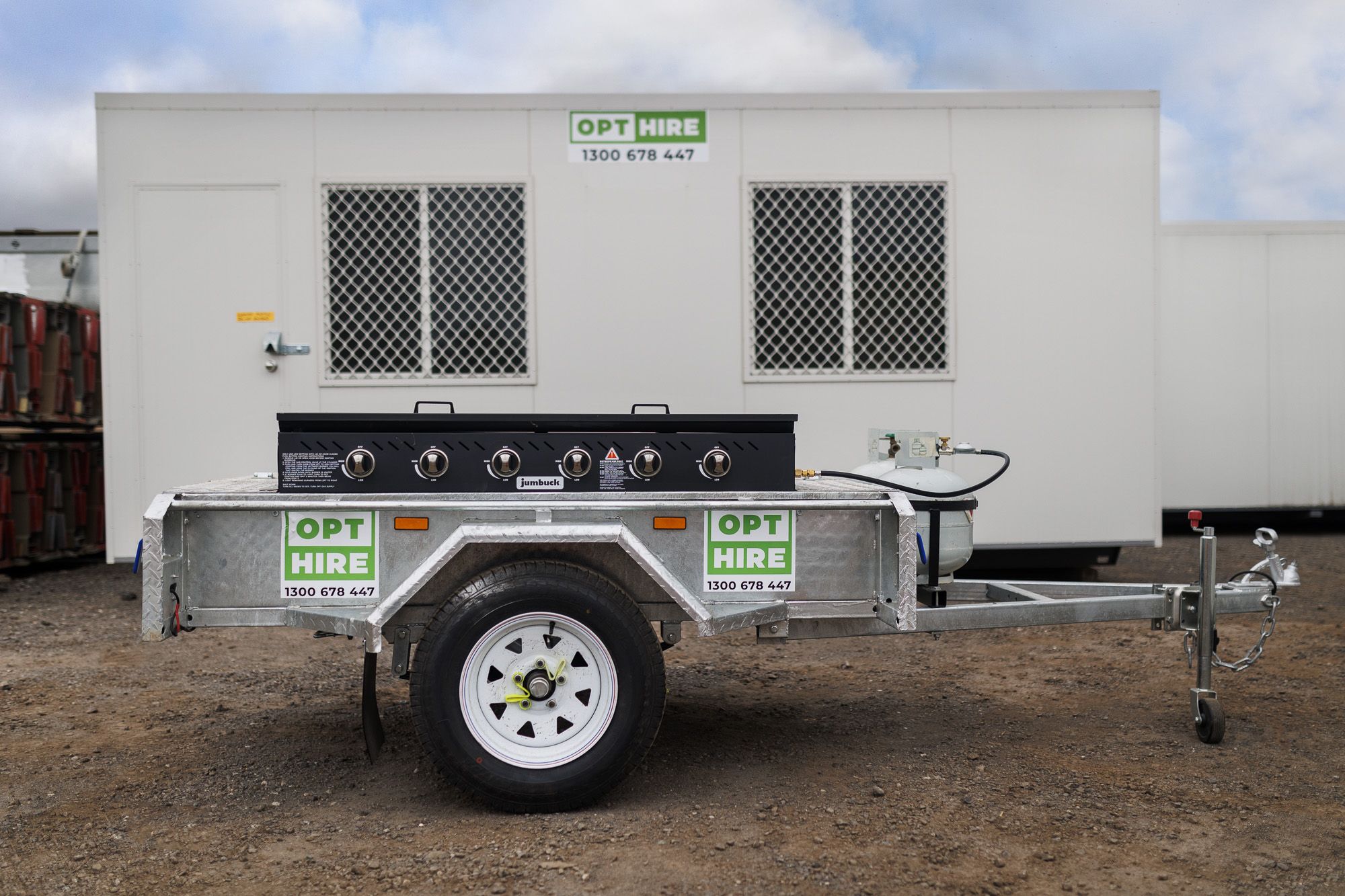 opthire bbq trailer